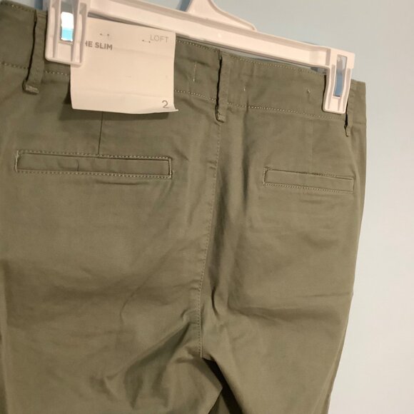 NWT LOFT Women’s Pants Size 2 The Slim Classic Everyday Trouser Style - Picture 4 of 11